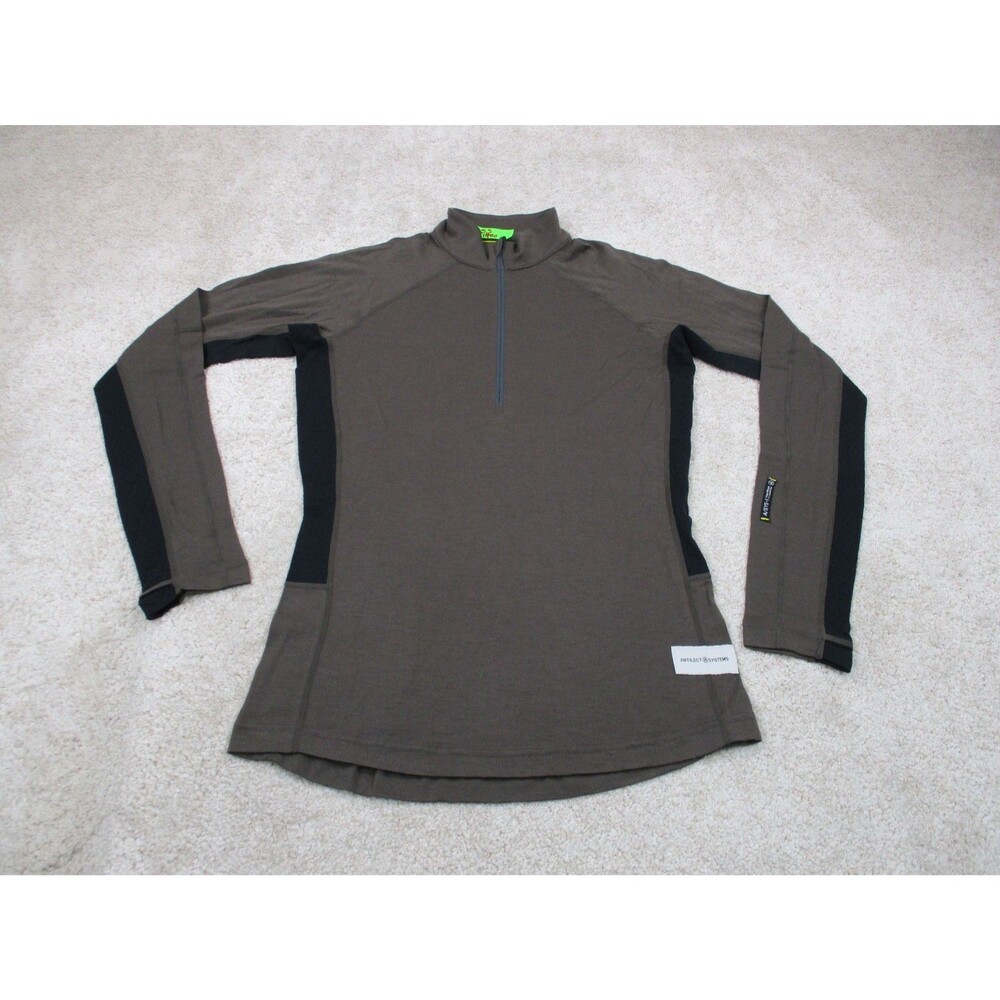 ARTILECT SYSTEMS Mens Small S Merino Wool Flatiron 185 Quarter Zip Baselayer